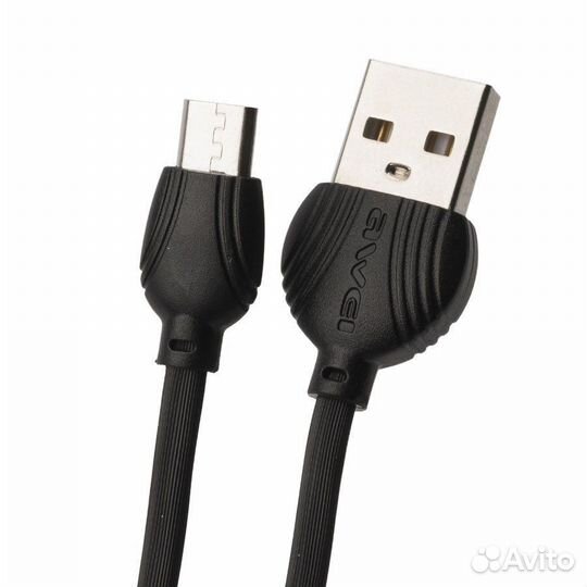 Кабель awei CL-61 Micro-USB 2.5A 1m Black