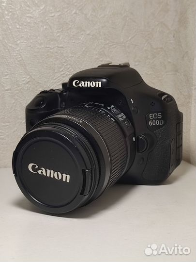 Canon eos 600d 18-55mm is Kit (пробег 21тыс)