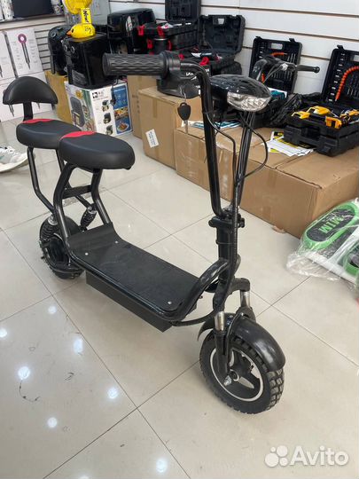 Электросамокат EllipRun GT C1 с двумя сидениями