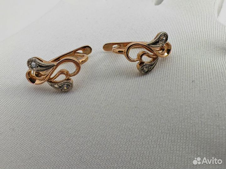 Пара серёг 585 пробы