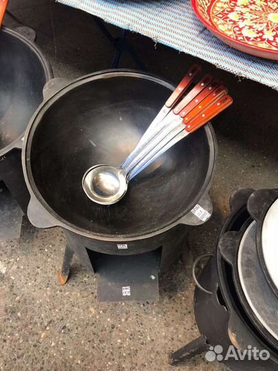 Казан чугунный узбекский