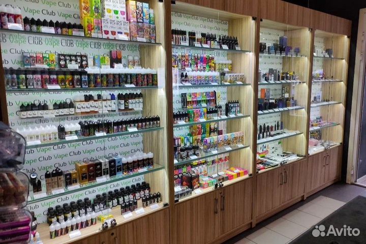 Витрины для табака электронных сигарет