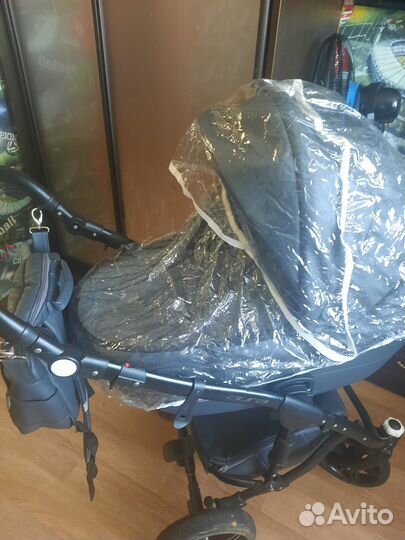 Коляска 2 в 1 эко кожа