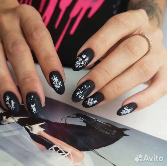 Маникюр гель лак наращивание ногтей