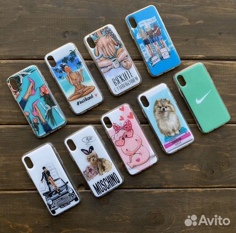 iPhone X, Xs блестящие силиконовые чехлы