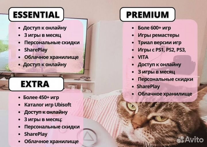 Подписки Ps Plus Турция + покупка игр