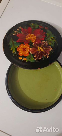 Шкатулка лаковая миниатюра