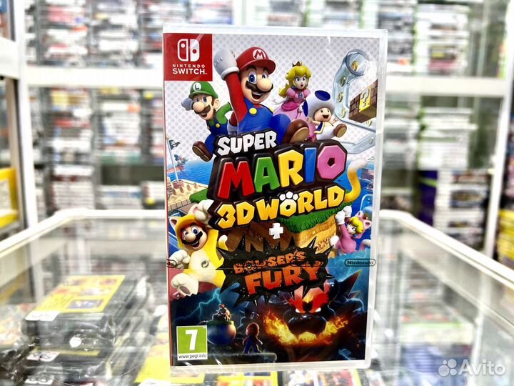 Новый Super Mario 3D World Bowser Nintendo Switch