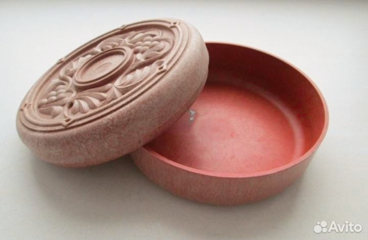 Шкатулка/коробка хранение, пластмасс, винтаж СССР