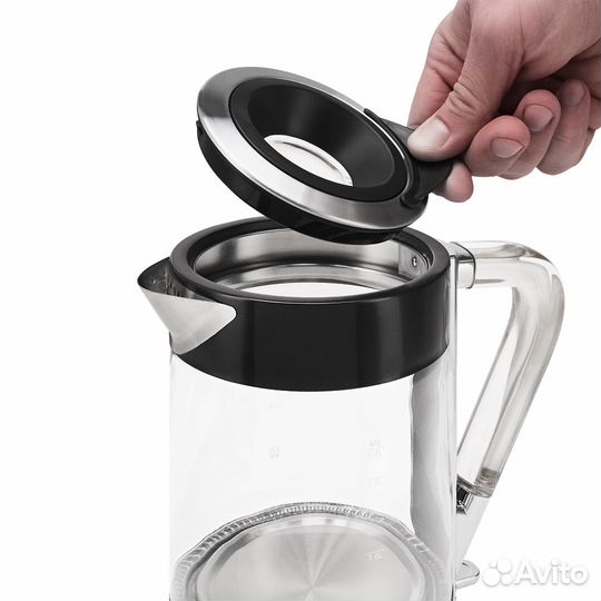 Чайник Polaris PWK 1715 CGL Water Way Pro, черный