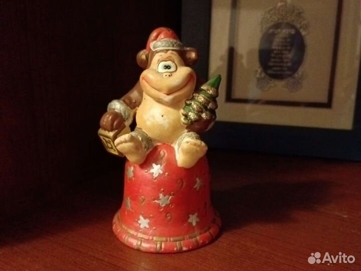 Новогодние керамические колокольчики