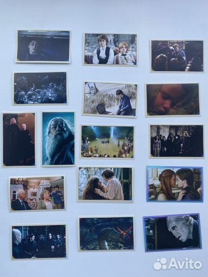 Наклейка, карточки