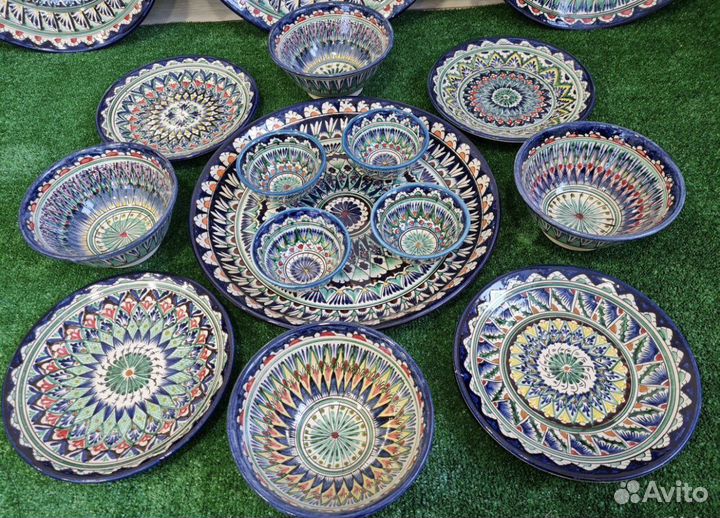 Лягaн. Кoca. Пиaла. Риштанская керaмика