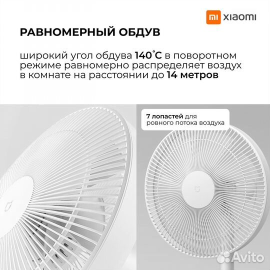 Вентилятор Xiaomi mijia dc inverter Fan 1x Новый