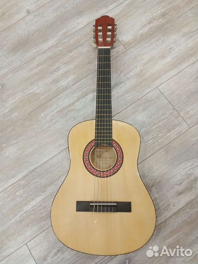 Классическая гитара 3/4 с утепленным чехлом