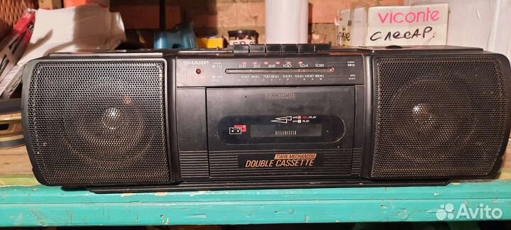 Магнитофон sharp wq t202