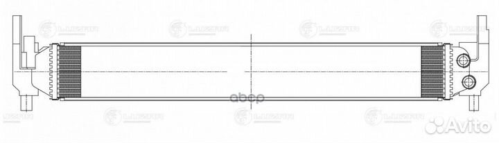 Радиатор Skoda Rapid (12) /Audi A1 (10) 1.2T