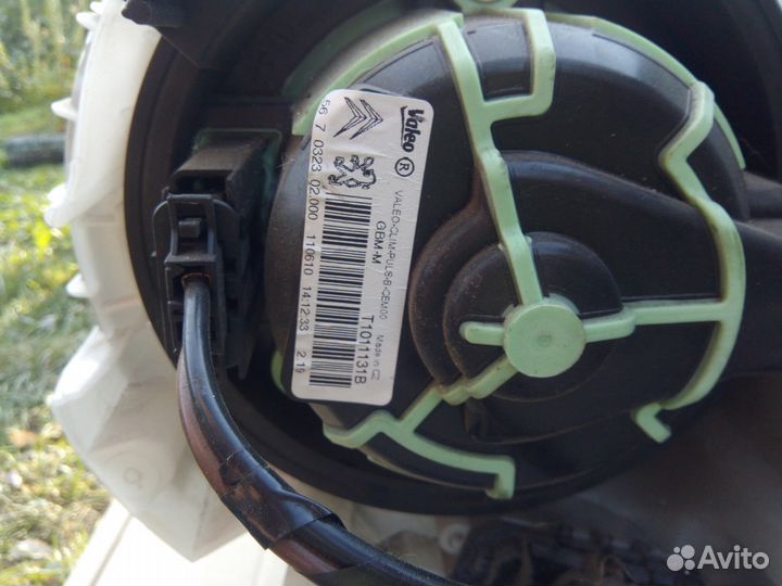 Печка на Peugeot 308 с мотором и проводами