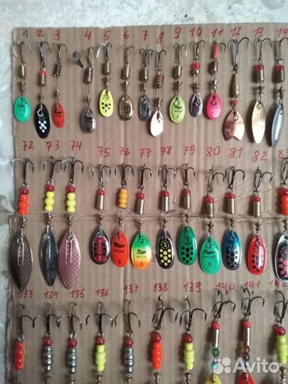 Блесны mepps вертушки и колебалки