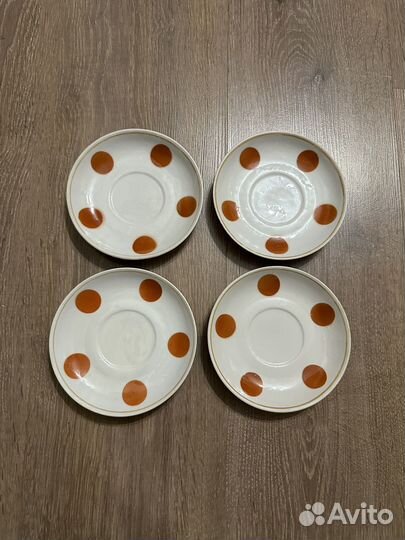 Блюдца СССР Довбывшеский фарфоровый завод