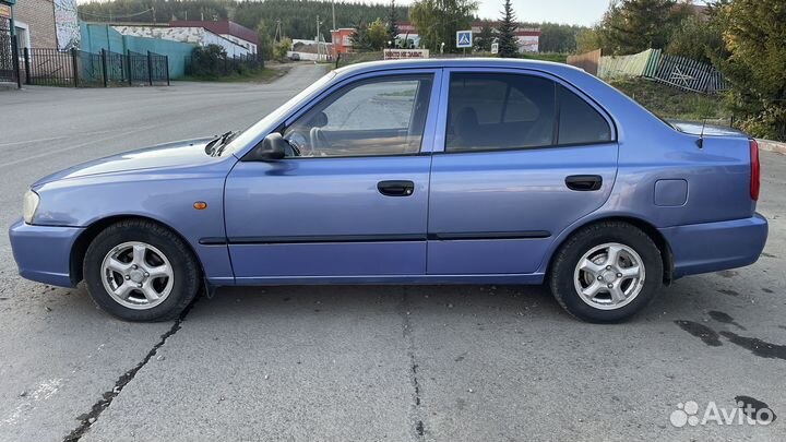 Hyundai Accent 1.5 МТ, 2004, 222 106 км