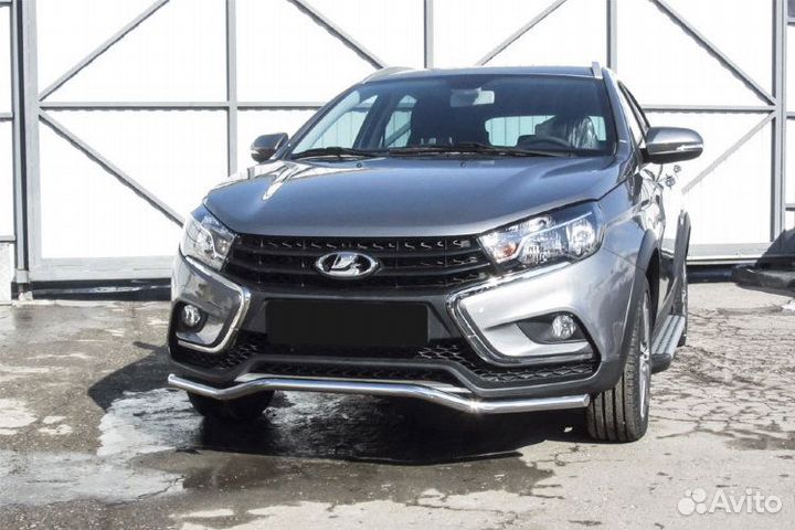 Защита переднего бампера LADA vesta SW cross