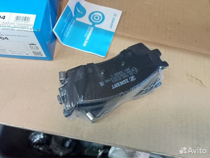 Передние колодки Kia Rio 1, Shuma 2, Cerato 1