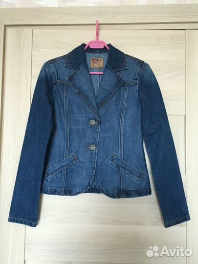 Джинсовый пиджак R. Marks. Новый