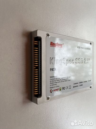 Жесткий диск ssd 2.5 ide PATA 64gb