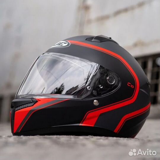 Прозрачный визор HJ-34P для шлема HJC С10 ориг