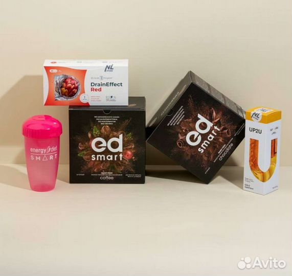 2 коробки/банки коктеля +драйн. Шейкер в подарок