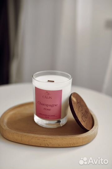 Ароматическая свеча из натурального воска