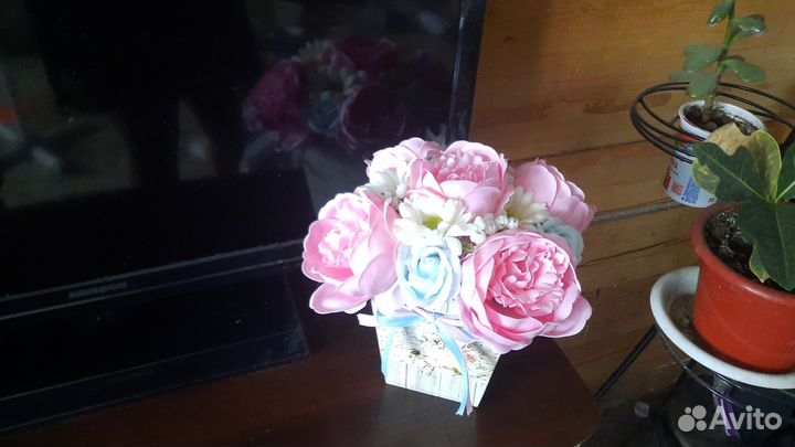 Мыльные букеты