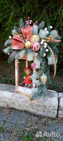 Новогодний декор. Фонарь