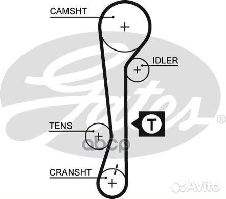 Ремень зубчатый 5479XS 105 x 22 (8597-15479)