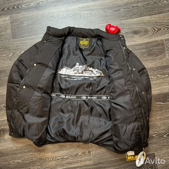 Пуховик Мужской Corteiz Bolo Jacket Black