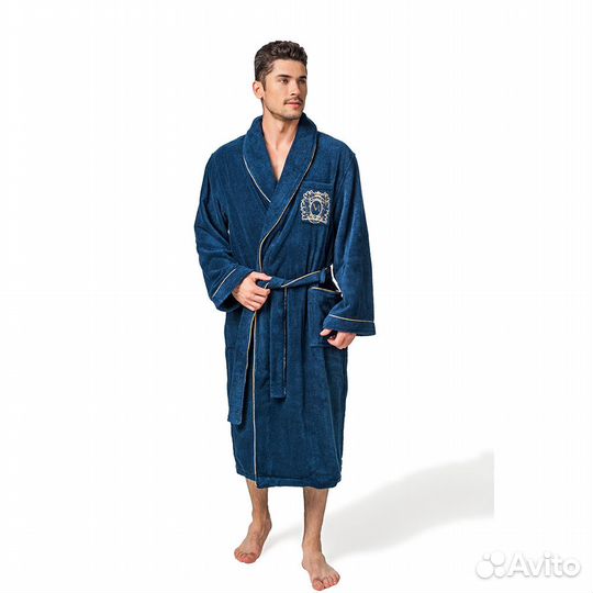 Халат + 2 полотенца Migliore Dolce Bagno «Синий»