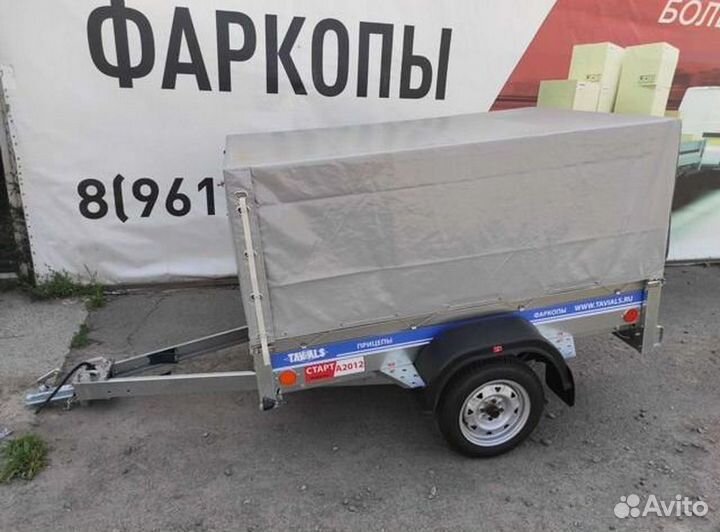 Оцинкованный прицеп 2012 тент 1000