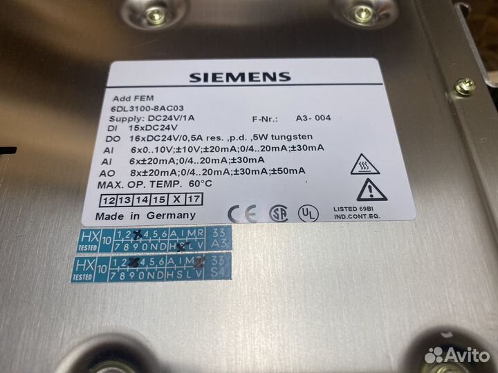 Siemens 6DL3100-8AC03