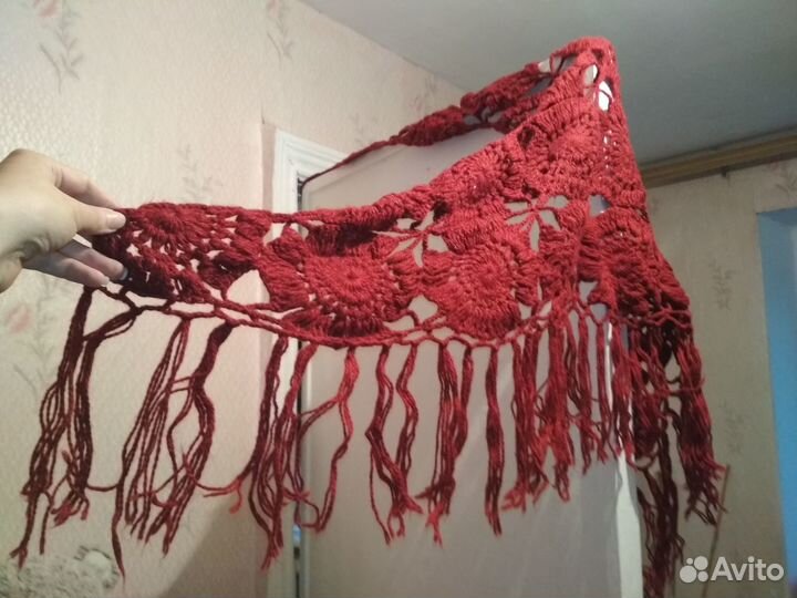 Платок шаль шерсть