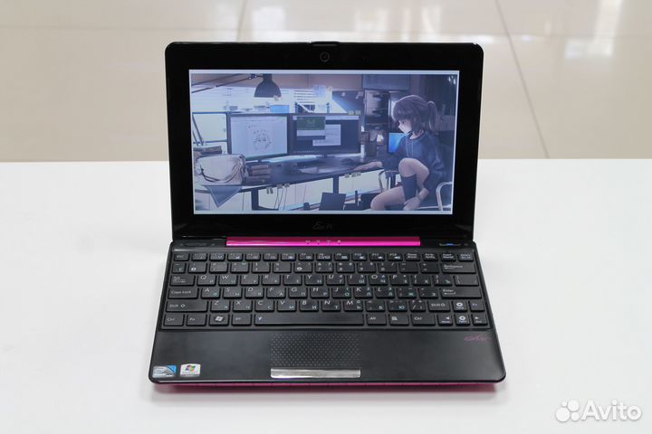 Красивый фиолетовый нетбук Asus с гарантией