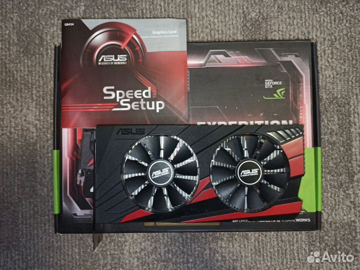 Видеокарта GTX 1050 TI asus/RX 580 aorus