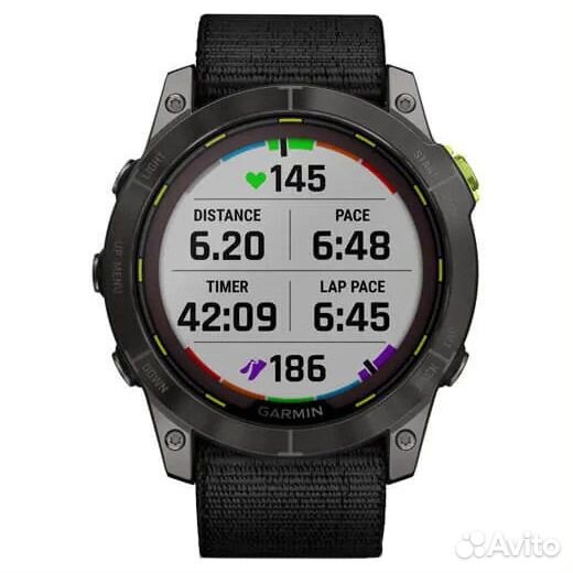 Смарт часы Garmin Enduro 2 угольно-серый DLC титан