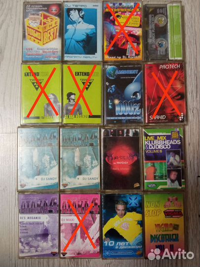 Аудиокассеты с танцевальной музыкой