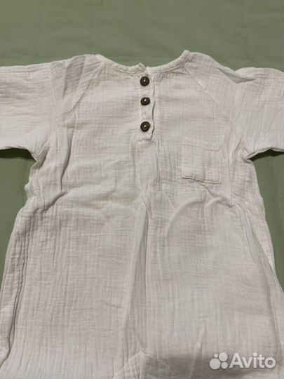 Комбинезон летний муслиновый 74