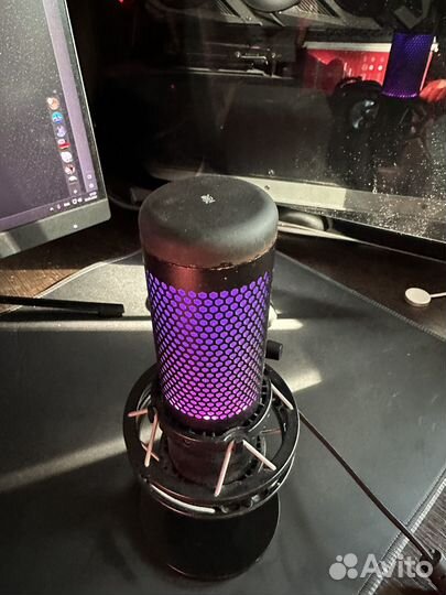 Микрофон студийный hyperx quadcast s