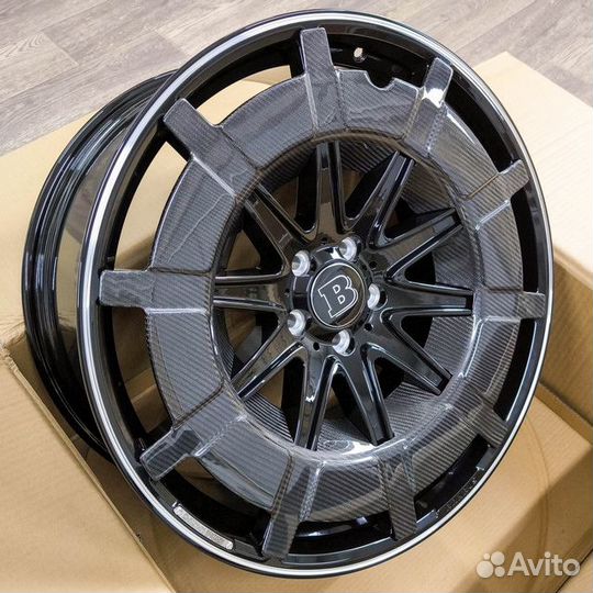 Кованые диски R24 на Mercedes brabus monoblock Z Carbon Edition