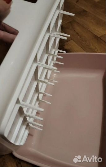 Лоток высокий для кошек с бортиками