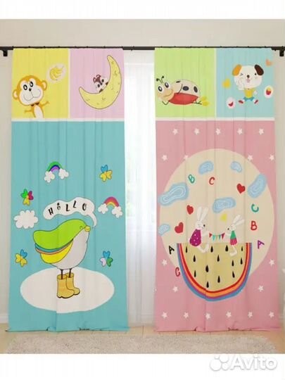 Фотошторы детские 140-260 2шт