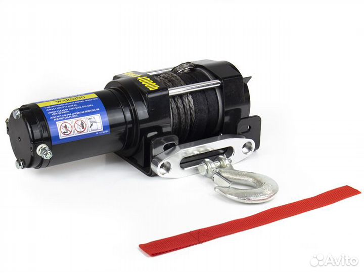 Лебедка для квадроцикла 4000 lb синтетический трос